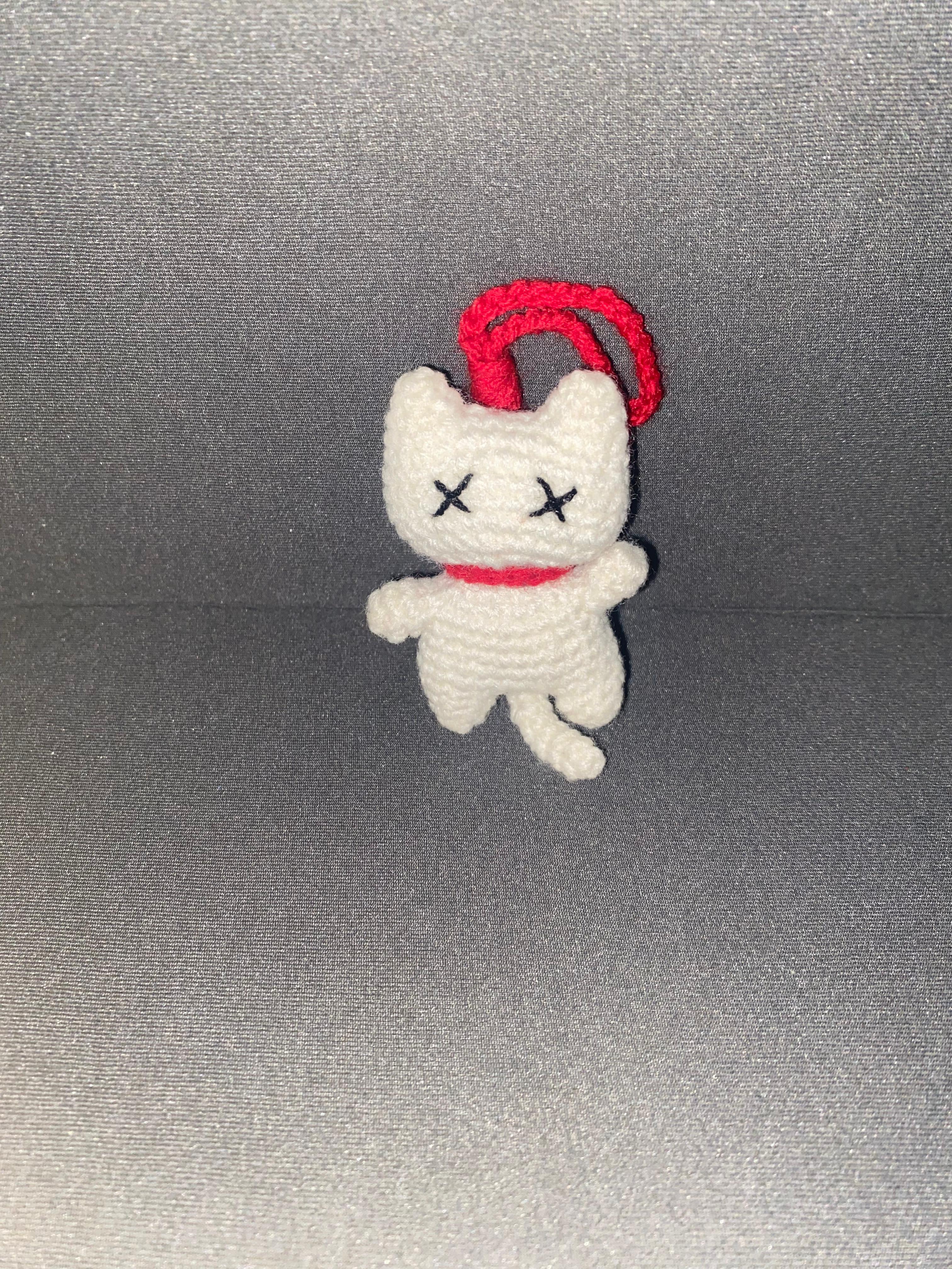 🐱 Llavero Gatito Tejido a Crochet – Hecho a Mano