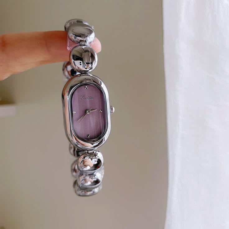 Reloj Brazalete "Óvalo Lavanda"